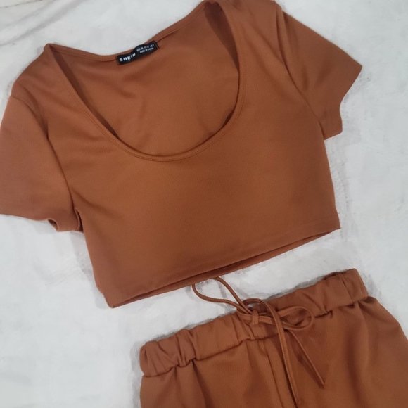 Terracotta Shein set Size xs - Picture 4 of 4